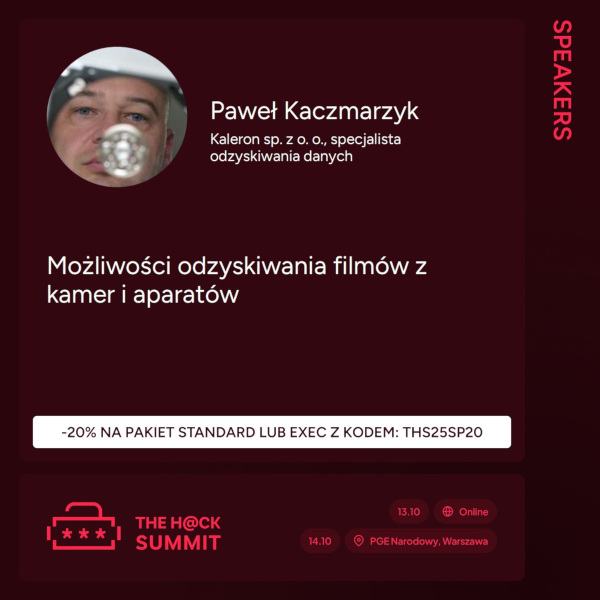 Możliwości odzyskiwania filmów z kamer i aparatów.